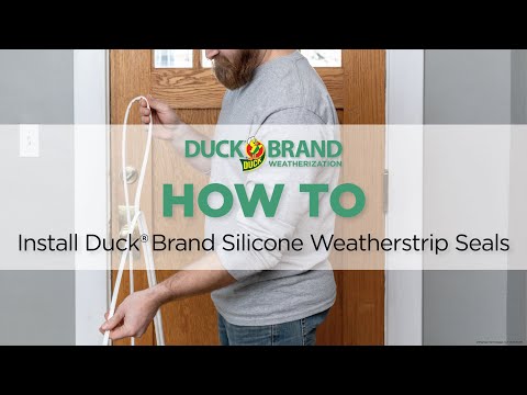 How to Install Duck® Brand Silicone Weatherstrip Seals