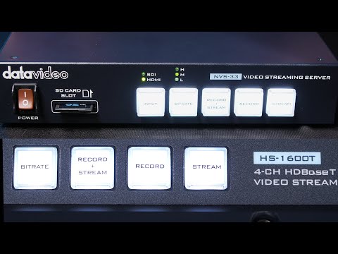 Datavideo NVS-33 Video Streaming Encoder How-To Setup Tutorial
