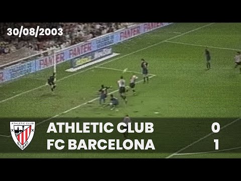 ⚽️ [Liga 03/04] J1 I Athletic Club 0 - FC Barcelona 1 I LABURPENA