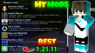 My Best Mods in Mojo Launcher 1.21.11 🤯 | AutoTotem, Hitbox, Health Bar