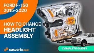 How to replace the Headlight Assembly 2015 - 2020 Ford F-150 🚗