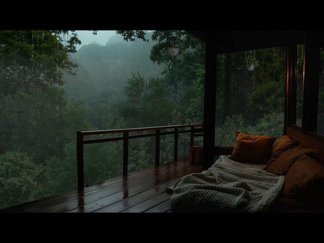 Cozy Misty Forest Cabin Rain Sound For Deep Sleep And Calm Mind SDDEFAULT Thumbnail