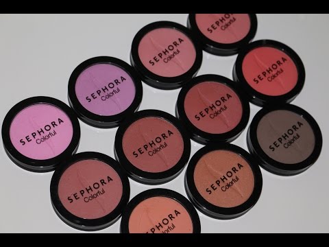 Sephora Colorful Blush Swatches & Mini Review