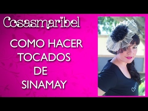 Como hacer tocados para bodas.