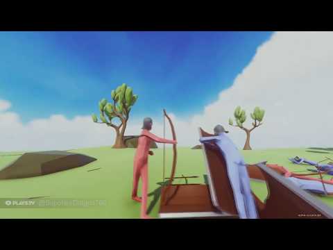 TABS - Shield Men vs Archers + Cannon Crew vs Samurai Masters