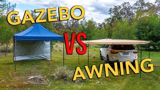 Choose the RIGHT Camping Shelter (gazebo vs awning)