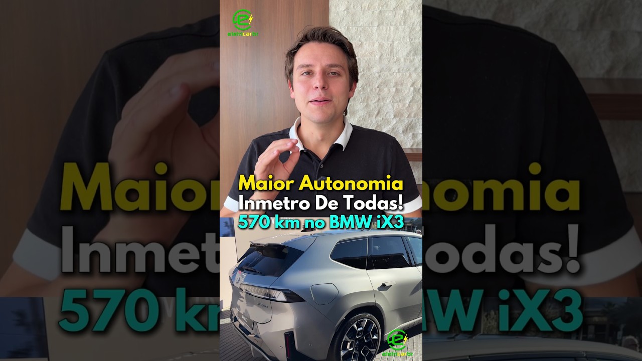 Maior Autonomia Inmetro de Todas! 570 km no BMW iX3⚡