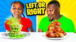 LEFT OR RIGHT FOOD *CHALLLENGE!!!*