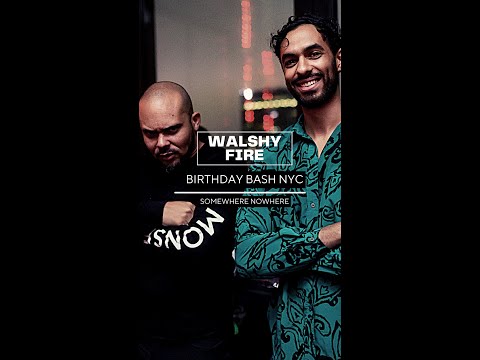 Walshy Fire From Major Lazer Birthday Party NYC