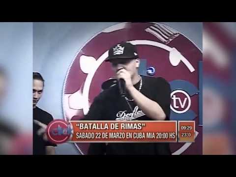 Deeflow & Risco • Diestro - Freestyle Rap • Presentación En Click tv (Canal 13)