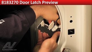 Maytag Washer Will Not Start - Door Latch Repair