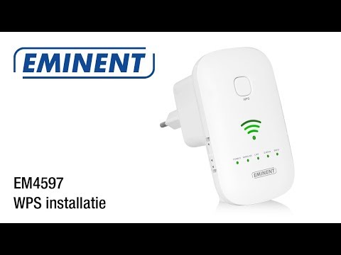 Part of a video titled EM4597 WiFi Repeater - WPS installatie - YouTube
