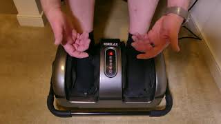 Galaxy Tech Review recommend TE8872 Foot Massager Machine Shiatsu Foot and Calf/Leg Massager