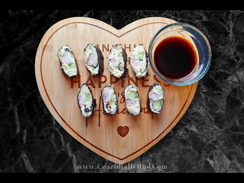 Easy Keto Sushi Rolls With Cauliflower Rice Recipe