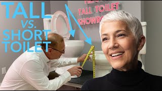 Comparison: Tall Toilet vs. with Regular Height Toilets