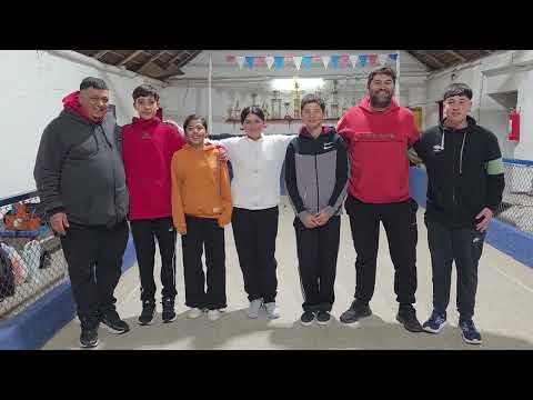 Seleccion de Rio Negro sub 15 de Bochas entrenamiento