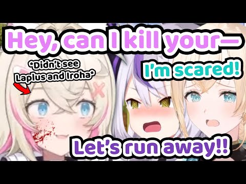 Mococo Accidentally Scared Off Laplus and Iroha by Saying This