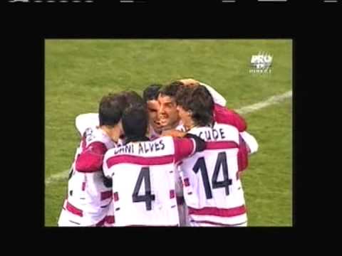 2007 (February 15) Steaua Bucharest (Romania) 0-Sevilla (Spain) 2 (UEFA Cup)