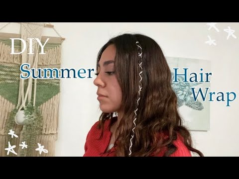 DIY Summer hair wrap tutorial | easy