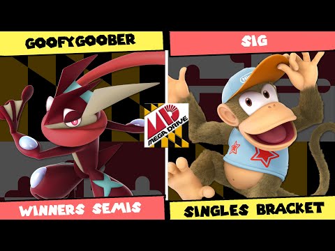 Mega Drive #124: Winners Semis - GoofyGoober (Greninja) vs Sig (Bayonetta, Diddy Kong) SSBU Singles