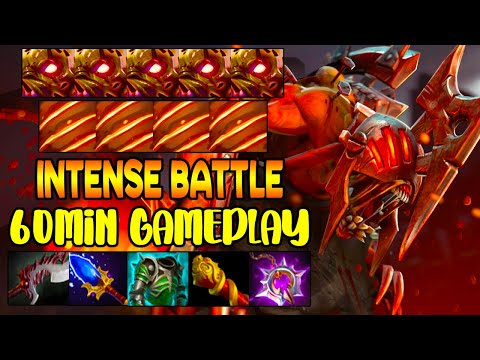 LIFE STEALER - 60MINTUTE GAMEPLAY - INTENSE CARRY BATTLE - DOTA 2 GAMEPLAY