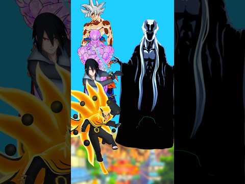 Shiabi vs all. | Who is strong? #naruto #goku #sasuke #dbs #anime #youtubeshorts #shorts