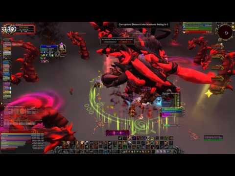 Xavius Kill in Normal Emerald Nightmare - WoW Legion