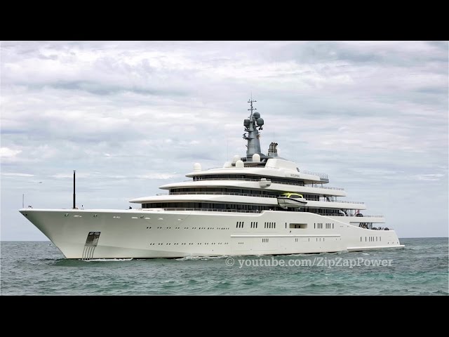 ECLIPSE Mega Yacht | $1.5 Billion Arrival in Florida