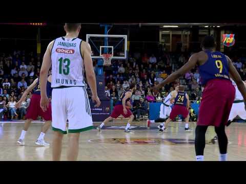 [HIGHLIGHTS] BASKET (Euroleague): FC Barcelona Lassa-Zalgiris Kaunas (92-86)