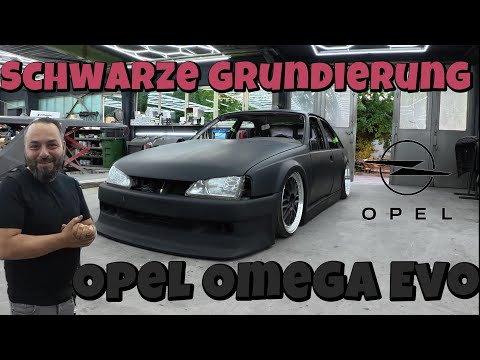 OPEL OMEGA Endlich wieder am Start! Schwarze Grundierung nach 3 Wochen Pause