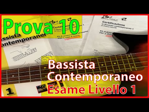 Prova d'esame n.10 Ritmiche CIRCOLARI 3 - Certificazione Bassista Contemporaneo 1° livello
