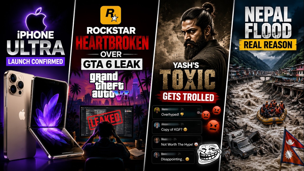 iPhone Ultra Launch Confirmed, Rockstar Heartbroken Over GTA 6 Leak, Yash’s Toxic Gets Trolled
