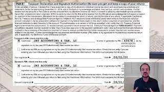 What is form 8879