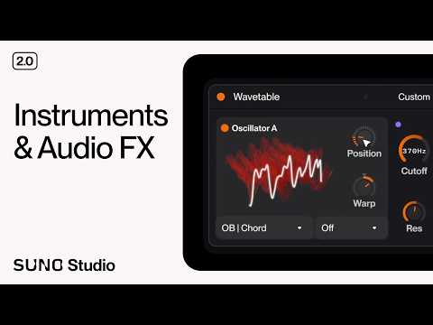 Audio Effects & Plugins in Suno Studio 2.0