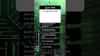 🌊 Waterfall Model Deep Dive: The Key Dependency! 💻 #ezlearnglobal