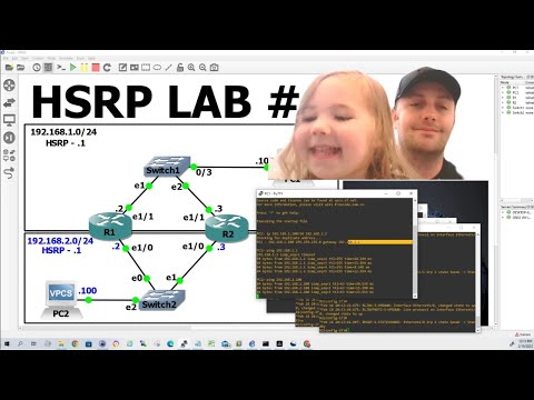 Cisco CCNA | HSRP - How to Configure and Test | Featuring Baby Unicorn