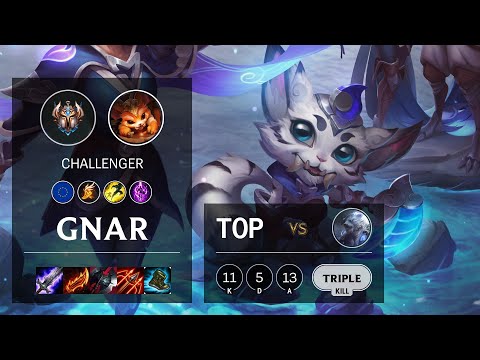 Gnar Top vs Volibear - EUW Challenger Patch 10.18