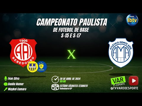 Inter de Bebedouro X Atlético Monte Azul - Campeonato Paulista 2024 - S-15 - Ao Vivo