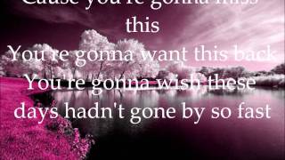 You&#39;re Gonna Miss This - Trace Adkins (with lyrics)