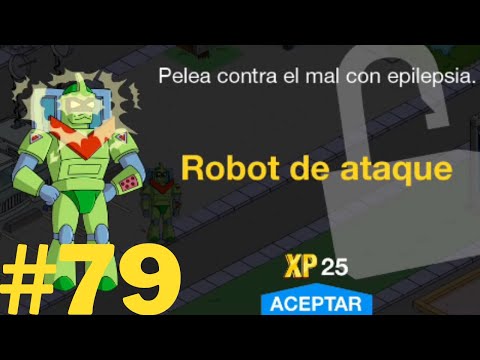 ROBOT DE ATAQUE! | Los Simpson: Springfield | Parte 79