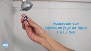 Eco Agua - Adaptador con control de flujo para Ducha 7 6 lpm