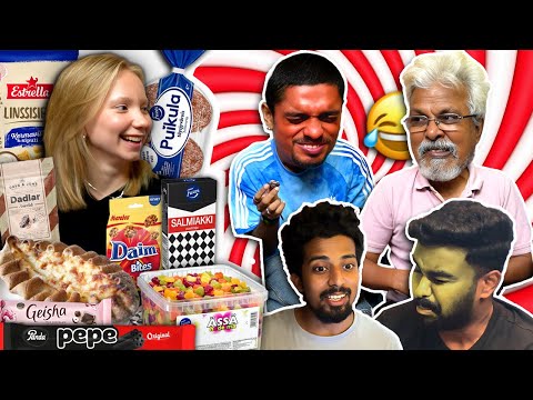 Boys trying Famous Finland Snacks ft. Mariska 😂🔥