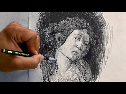 A little drawing study of Botticelli's Spring