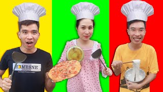 PHD | Ai Làm Bánh Pizza Và Burger Ngon Nhất Là Vua Đầu Bếp | Who Can Make a Better Pizza or Burger?
