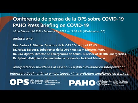 Coletiva de Imprensa OPAS COVID-19 - AUDIO PORTUGUÊS
