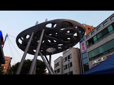 Ansan station, Korea (Ансан ек, пьяная у