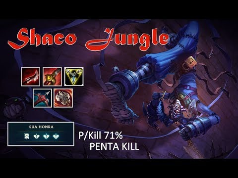 Shaco Jungle (Patch 8.5) PENTA KILL
