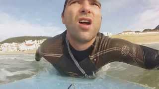preview picture of video 'Testing GoPro 3 (Surf - Sesimbra)'