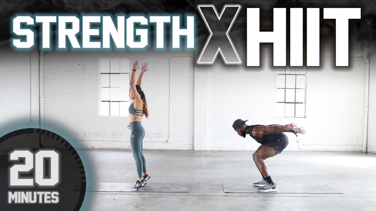 20 Minute FULL BODY Strength X HIIT Workout [No Equipment] - YouTube