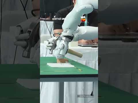Máquinas realizam tarefas de humanos nos Jogos Mundiais de Robôs